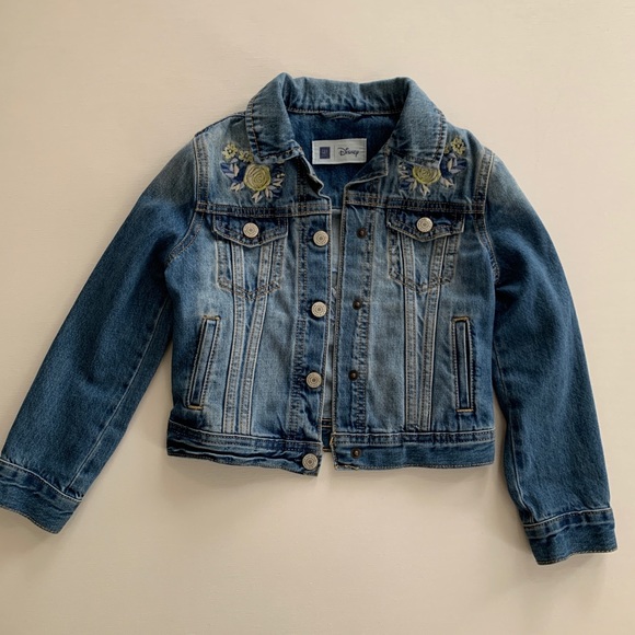 Girls Denim Gap/Disney Belle jacket (6/7) - Picture 3 of 5